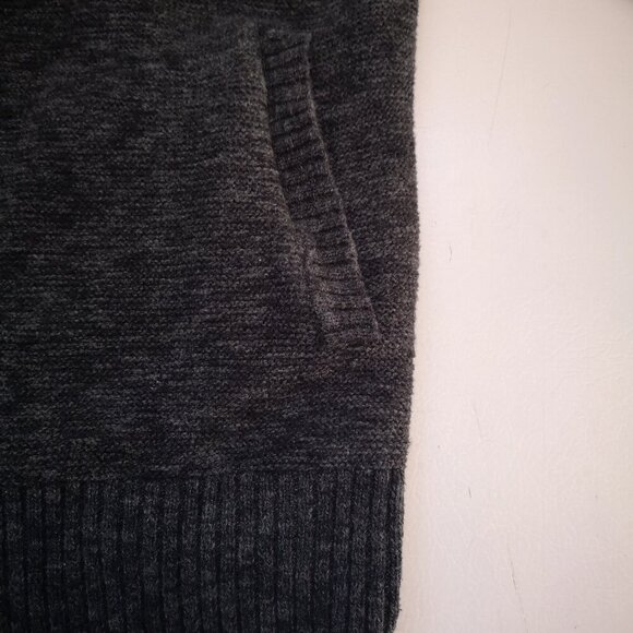 American Eagle Men's Size XS Full Zip Dark Grey Sweater - Picture 5 of 13